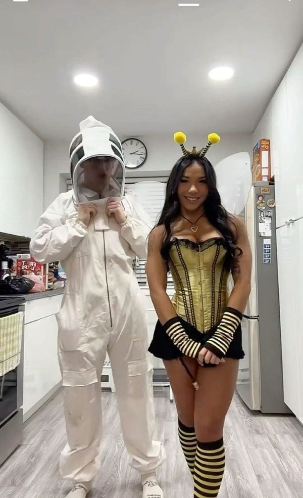 Bumble bee Cute Couple Halloween Costumes