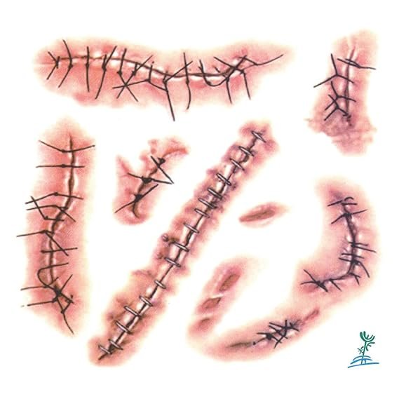 Face Scar Realistic Temporary Tattoos Sticker Paper Waterproof