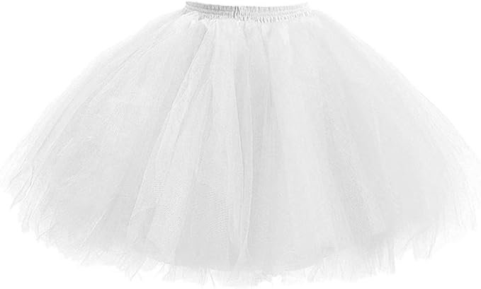 Skirt Fluff𝘆 Tulle Dress Pettiskirt Dancing Petticoat Ballet Dressing Up Underskirt