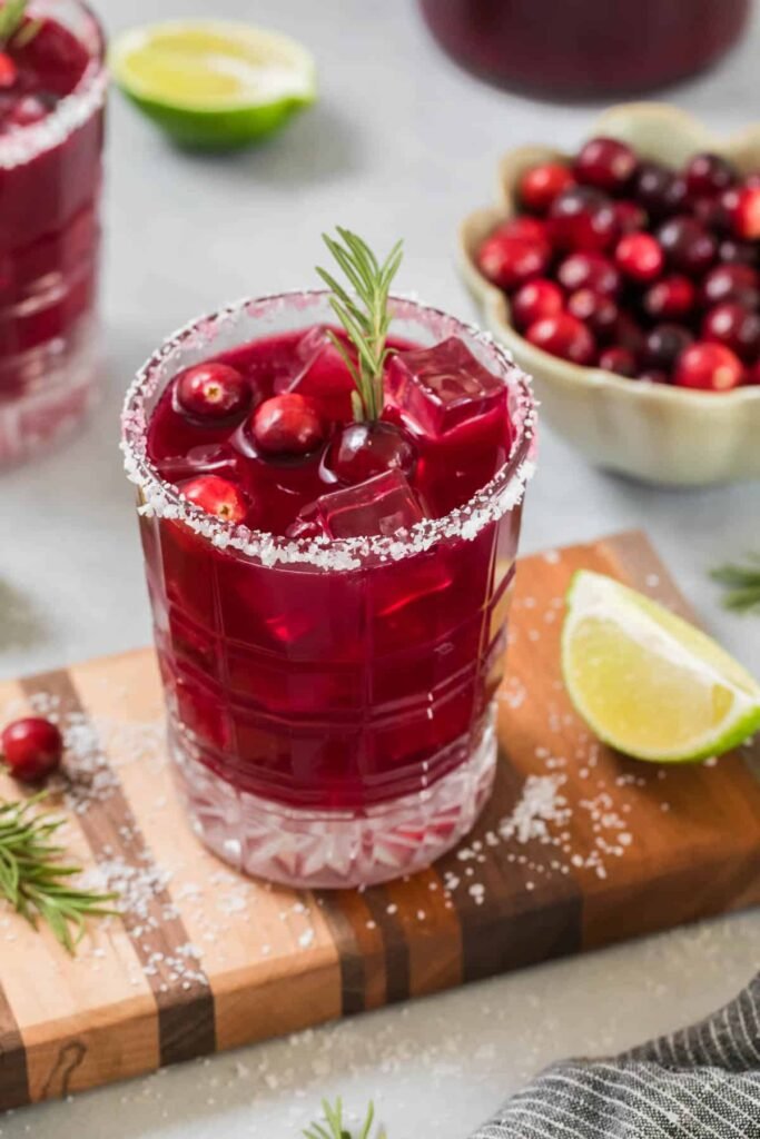 Sparkling Cranberry Mocktail
