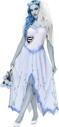 Womens Halloween Costume Zombie Bride Wedding