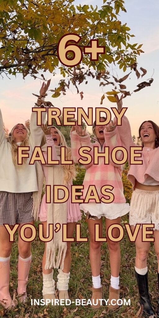 cute image of 4 women wearing different shoes for fall
