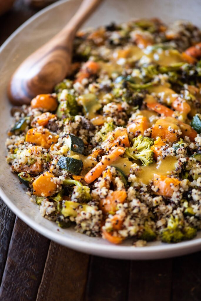 Quinoa Salad with Roasted Veggies