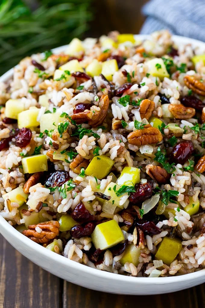 Wild Rice Pilaf with Cranberries
