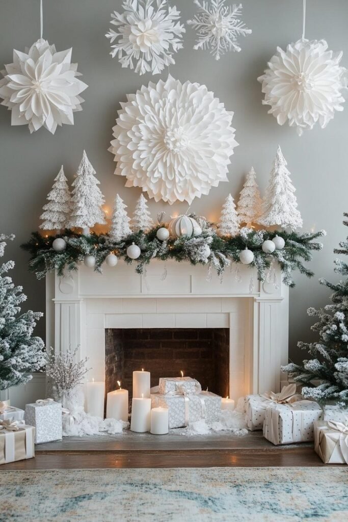 Christmas Holiday Mantel