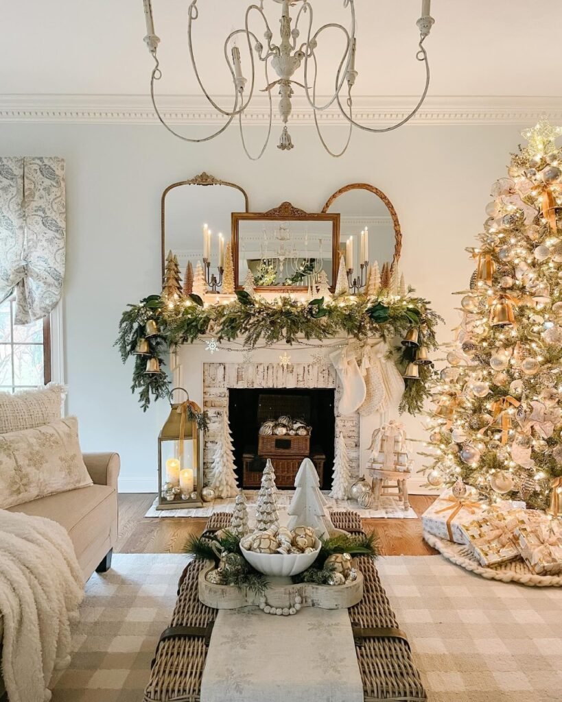 Christmas Holiday Mantel
