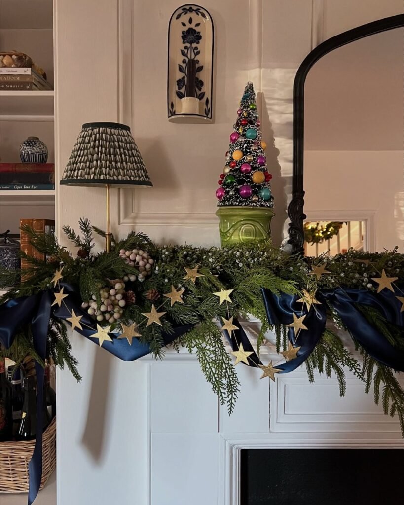 Christmas Holiday Mantel