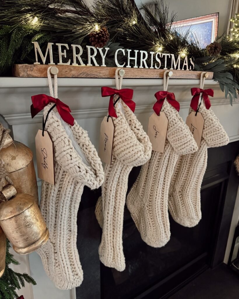 Christmas Holiday Mantel