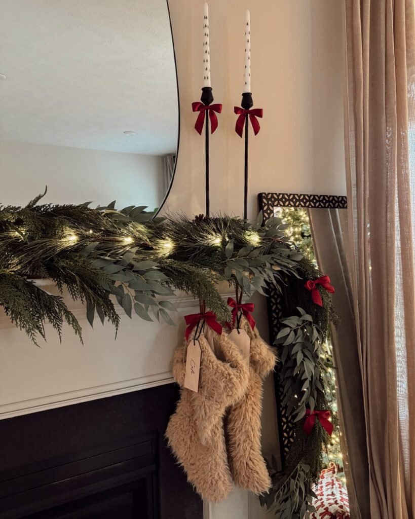 Christmas Holiday Mantel