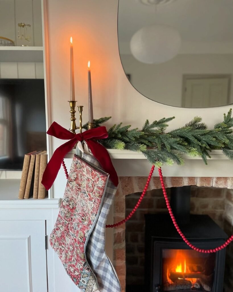 Christmas Holiday Mantel
