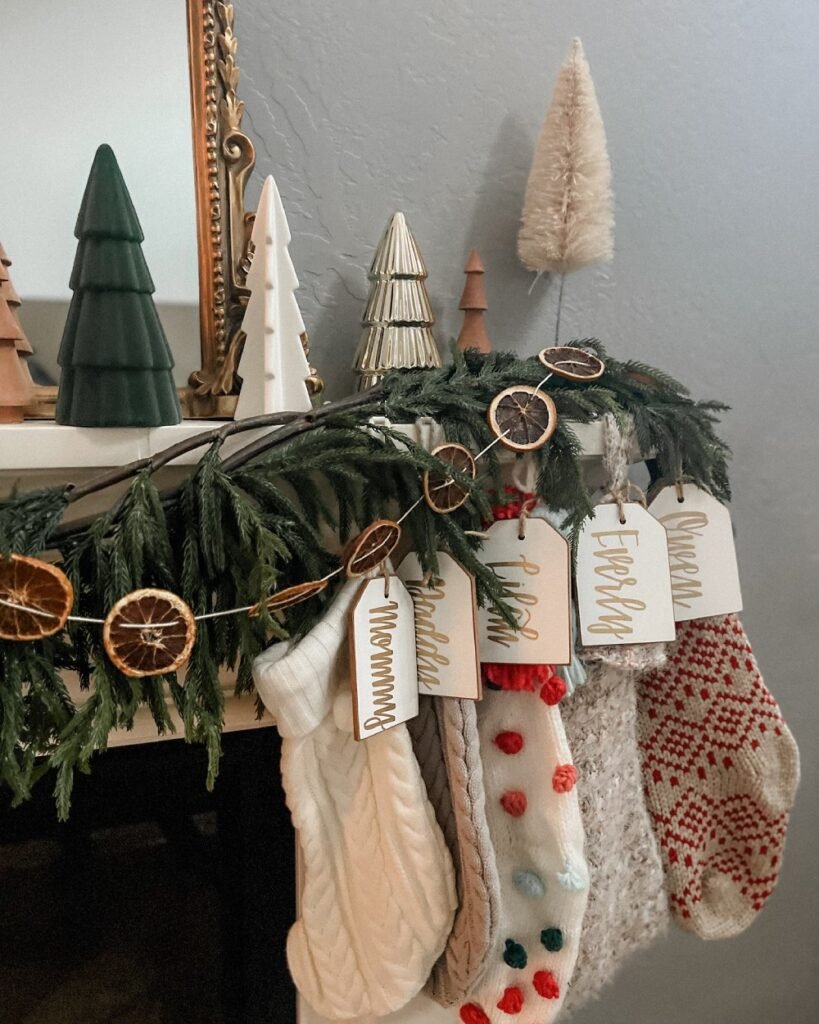 Christmas Holiday Mantel