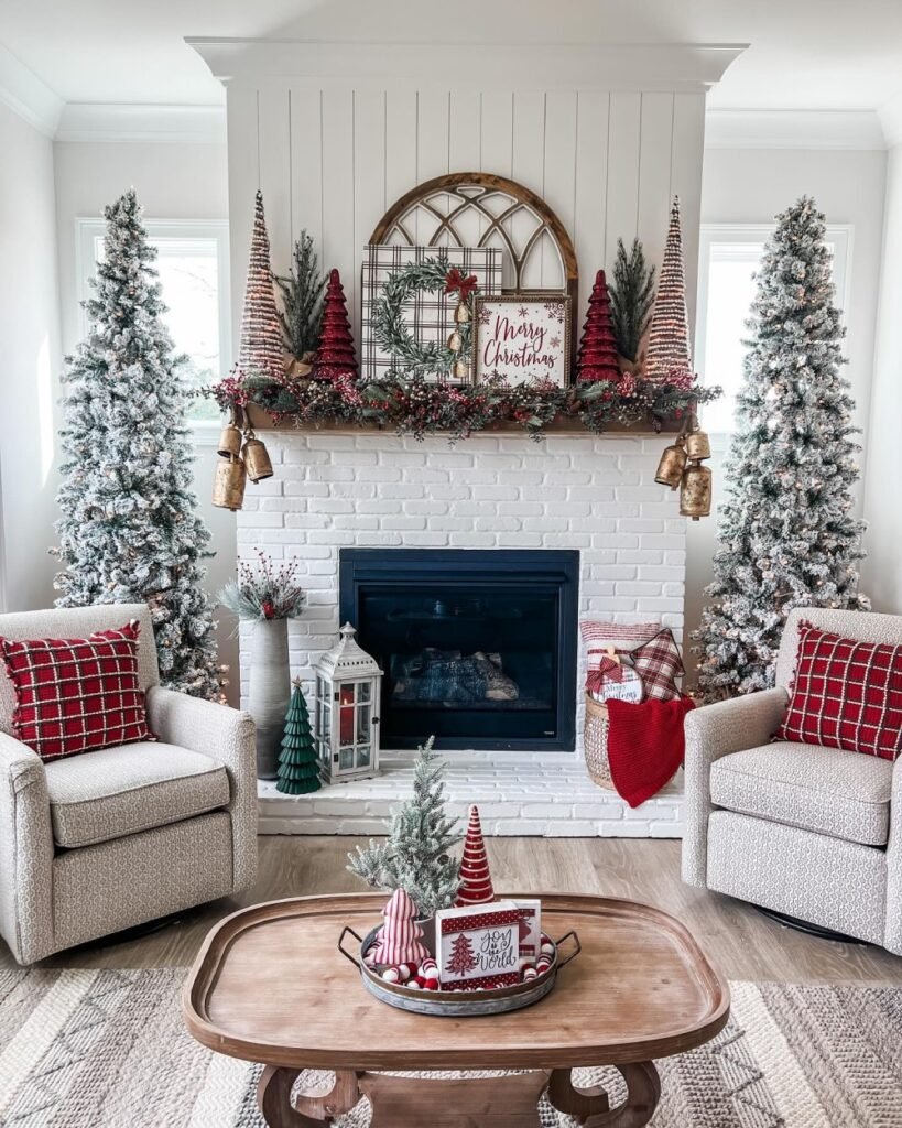 Christmas Holiday Mantel