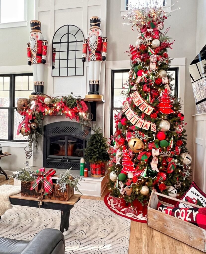 Christmas Holiday Mantel