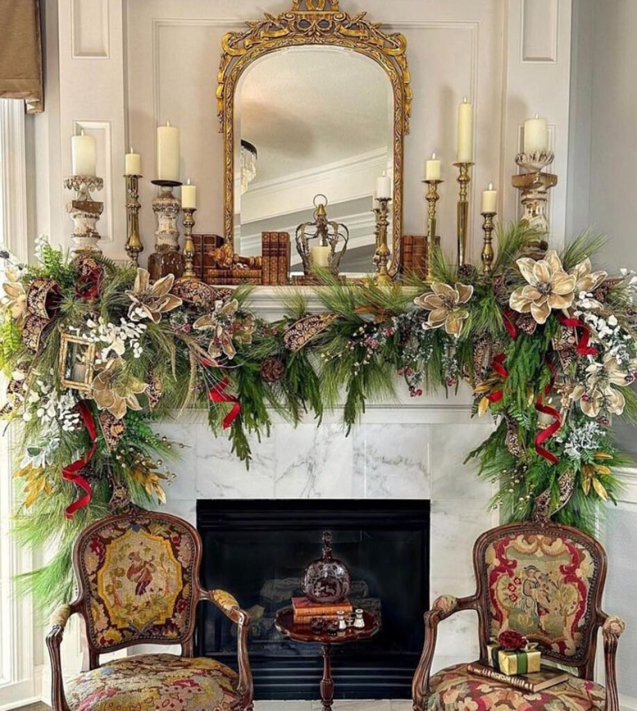 Christmas Holiday Mantel That we Can All Love