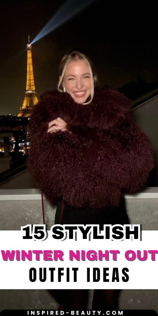 cute and chic winter outfit idea for going out