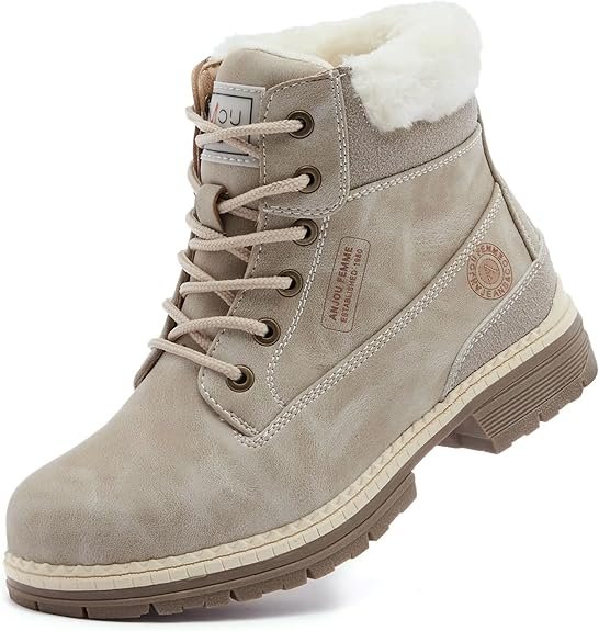 Womens Hiking Snow Winter Boots