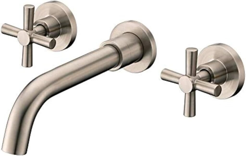 Wall Mount Bathroom Faucet Nickel