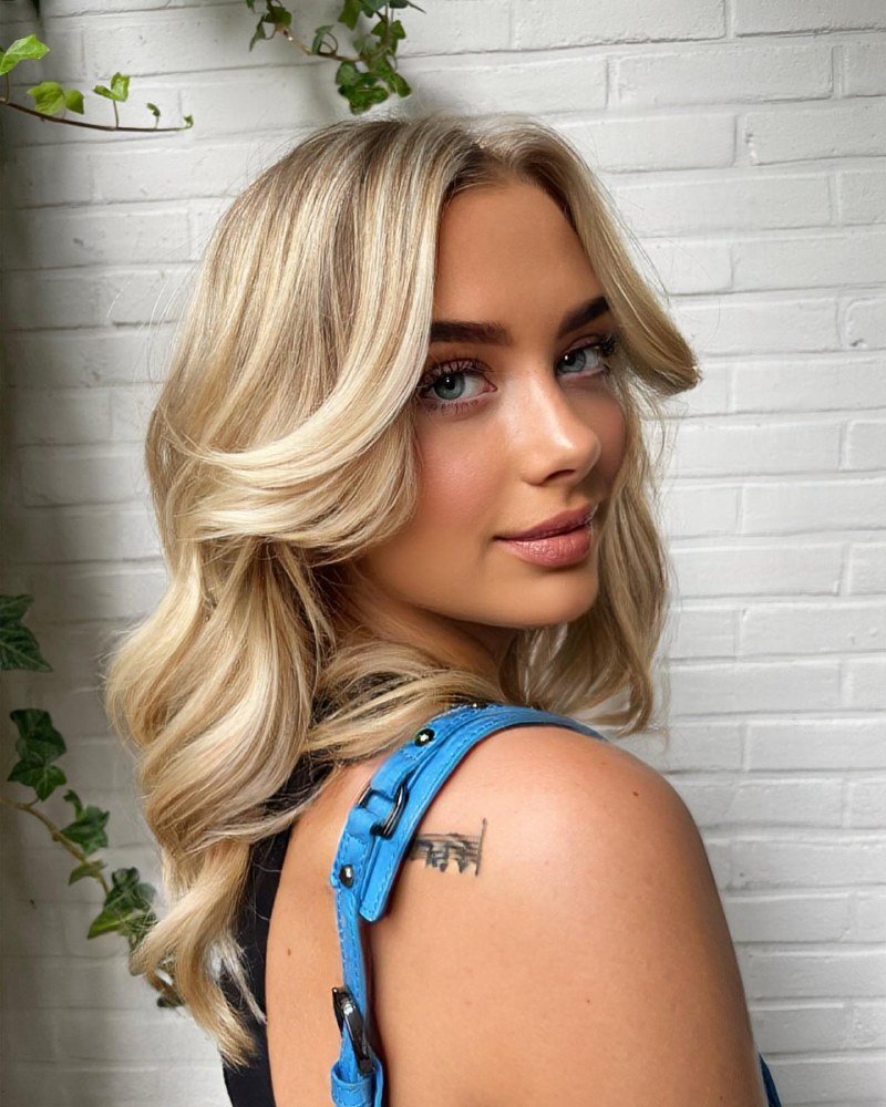 Creamy Blonde Highlights