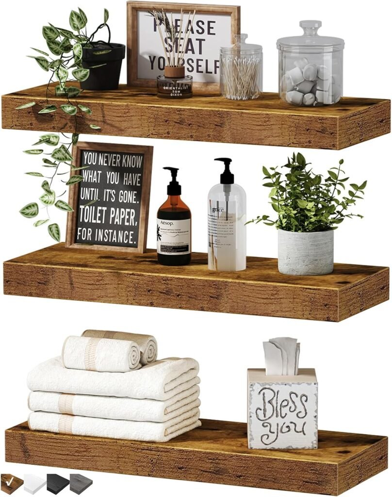 Floating Shelves for Wall Bathroom Shelf