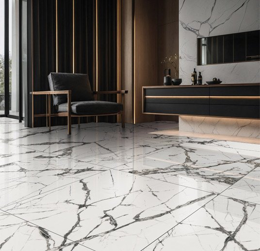 Large-Format Porcelain Tiles