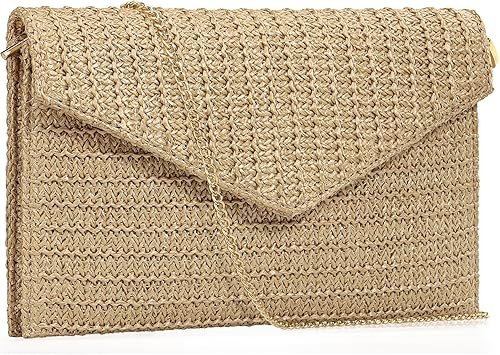 Straw Clutch Purse