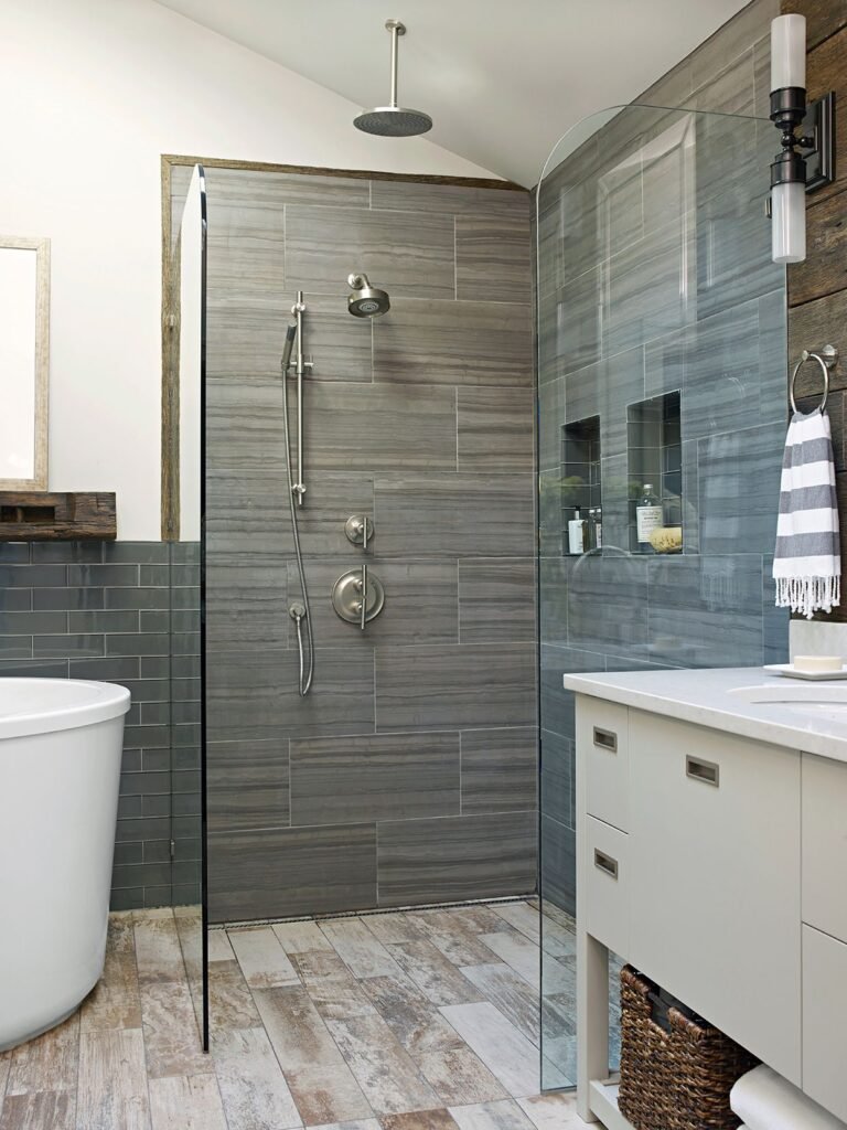 Walk-In Curbless Shower