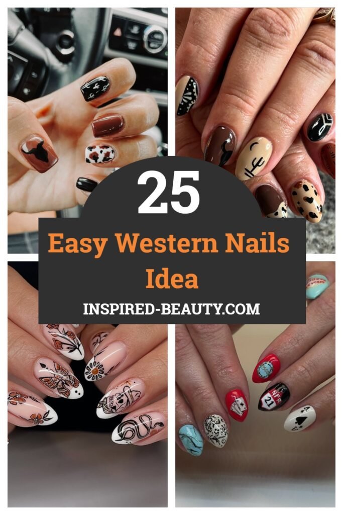 Easy Western Nails Idea That Bring Effortless Cowgirl Charm