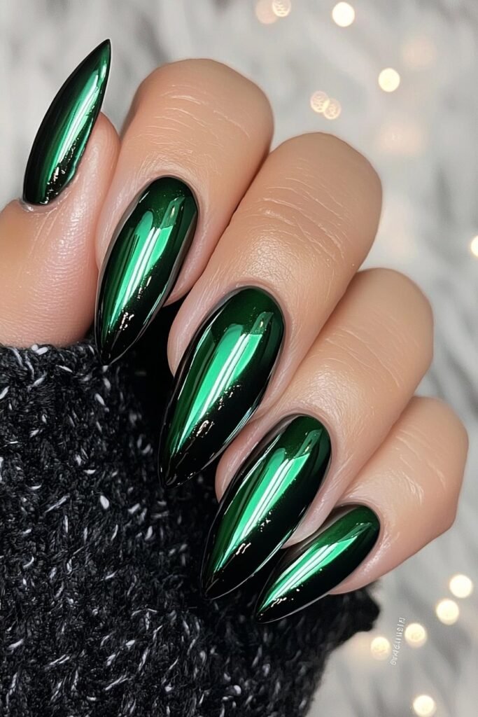 Emerald green chrome