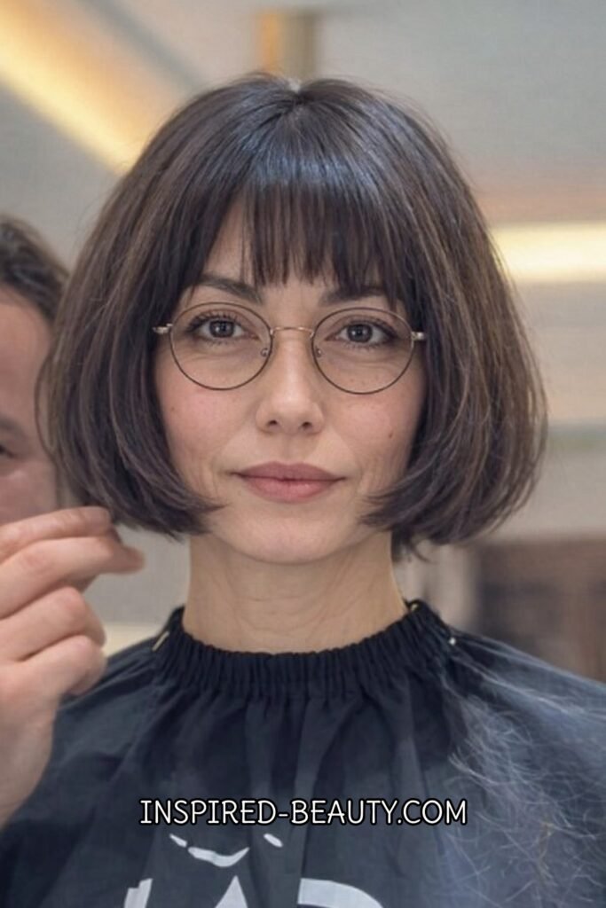 French Bob with Micro Bangs