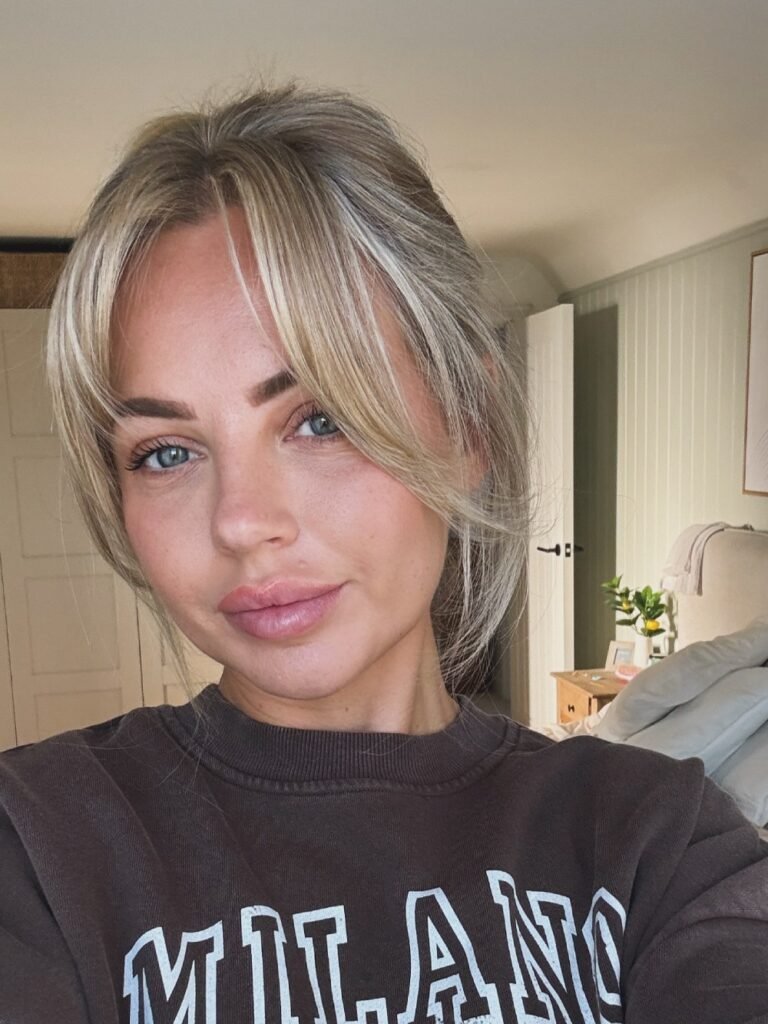 Medium-Length with Bottleneck Bangs