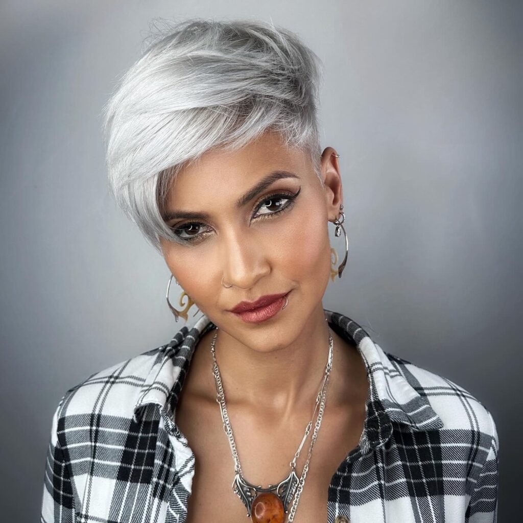 Silver Pixie with Texture