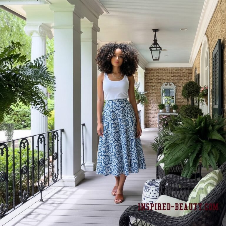 Sneakers and Skirt Outfit Inspo