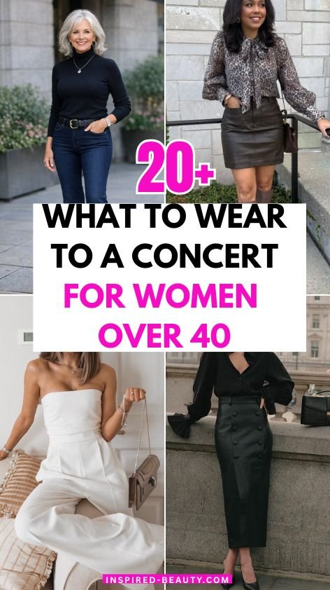 what to wear to a concert for women over 40