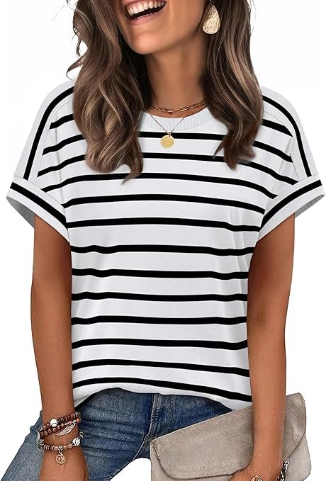 Tops Short Sleeve Shirts Summer Outfits