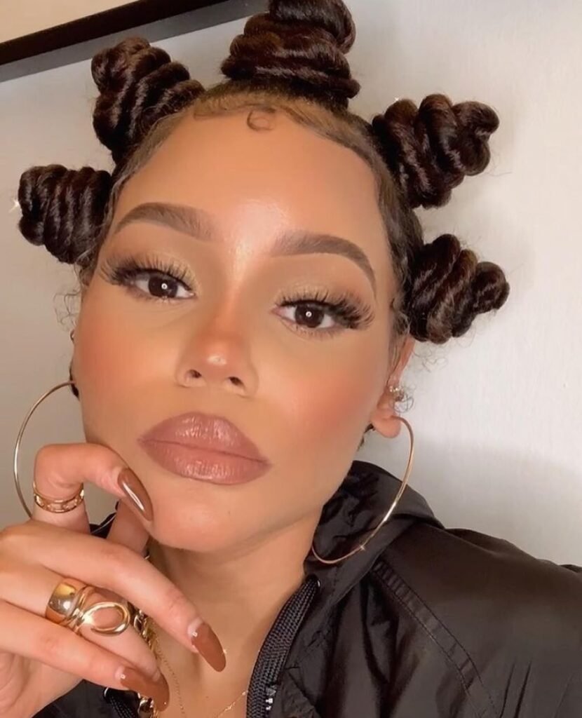 Bantu Knot-Out hairstyles