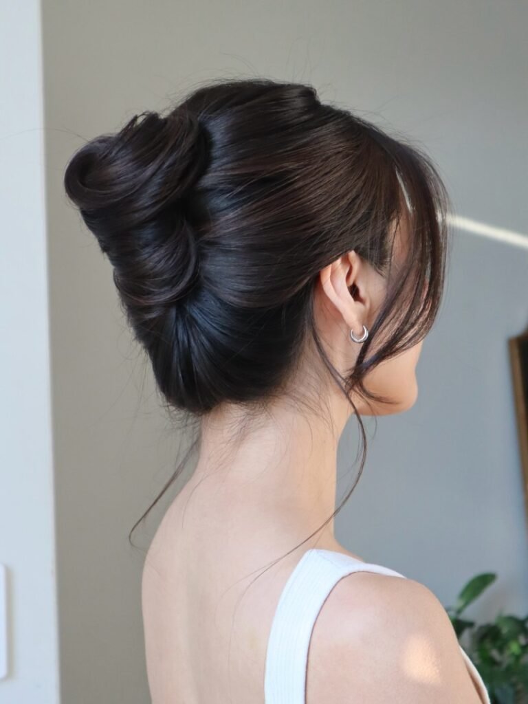 Classic French Twist graduation hairstyles