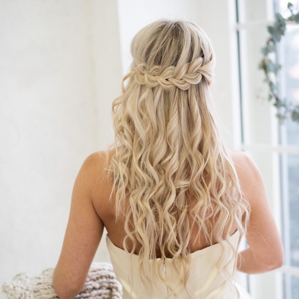 Waterfall Braid graduation hairstyles