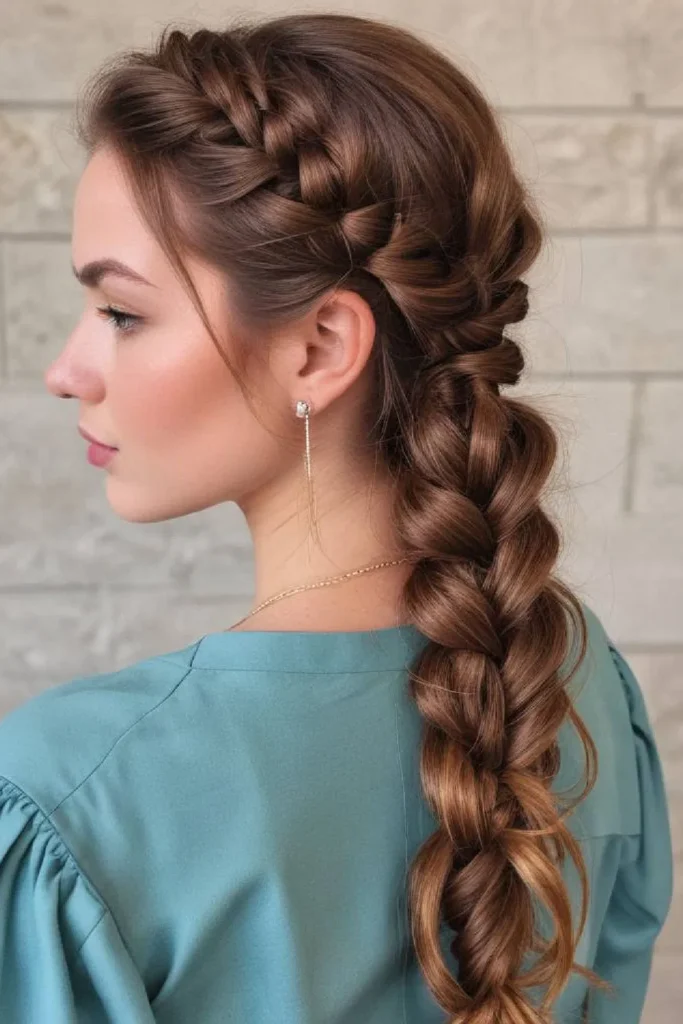 Fishtail Braid graduation hairstyles