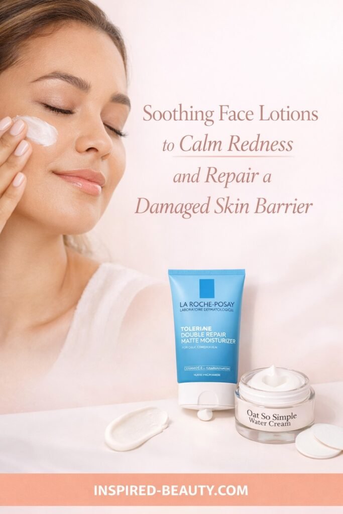 Soothing Face Lotions to Calm Redness and Repair a Damaged Skin Barrier