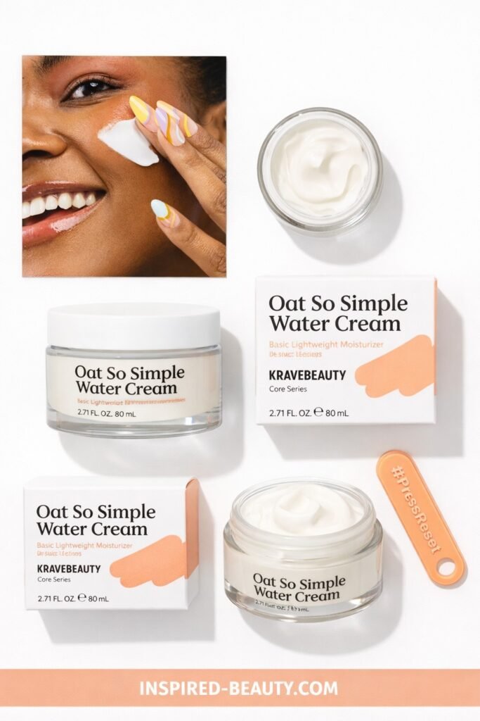 krave beauty oat so simple water cream