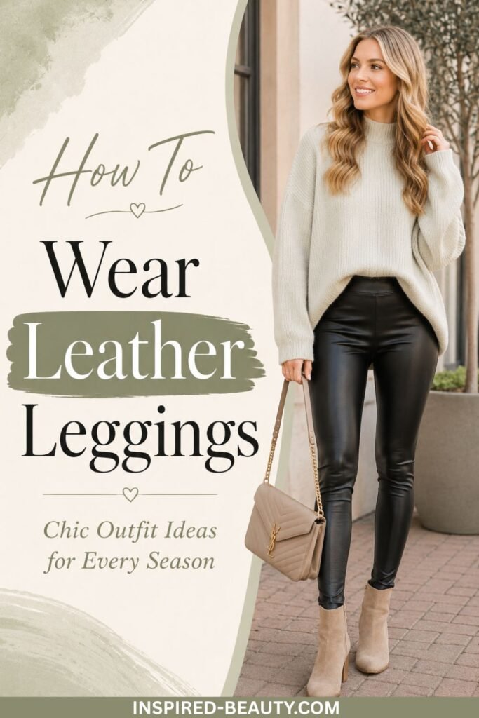 How To Style Leather Leggings the Right Way
