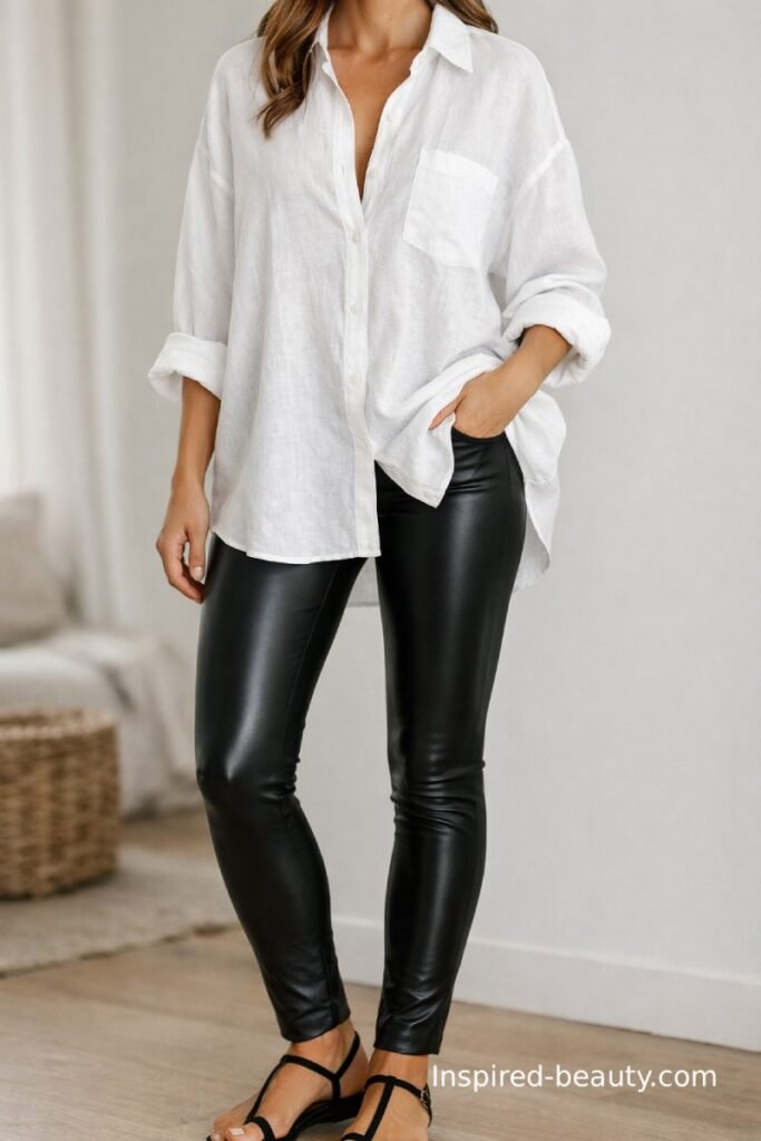 Linen shirt for summer style