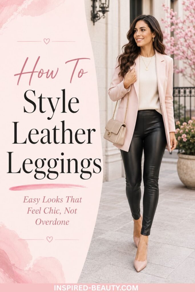 How to style leather leggings
