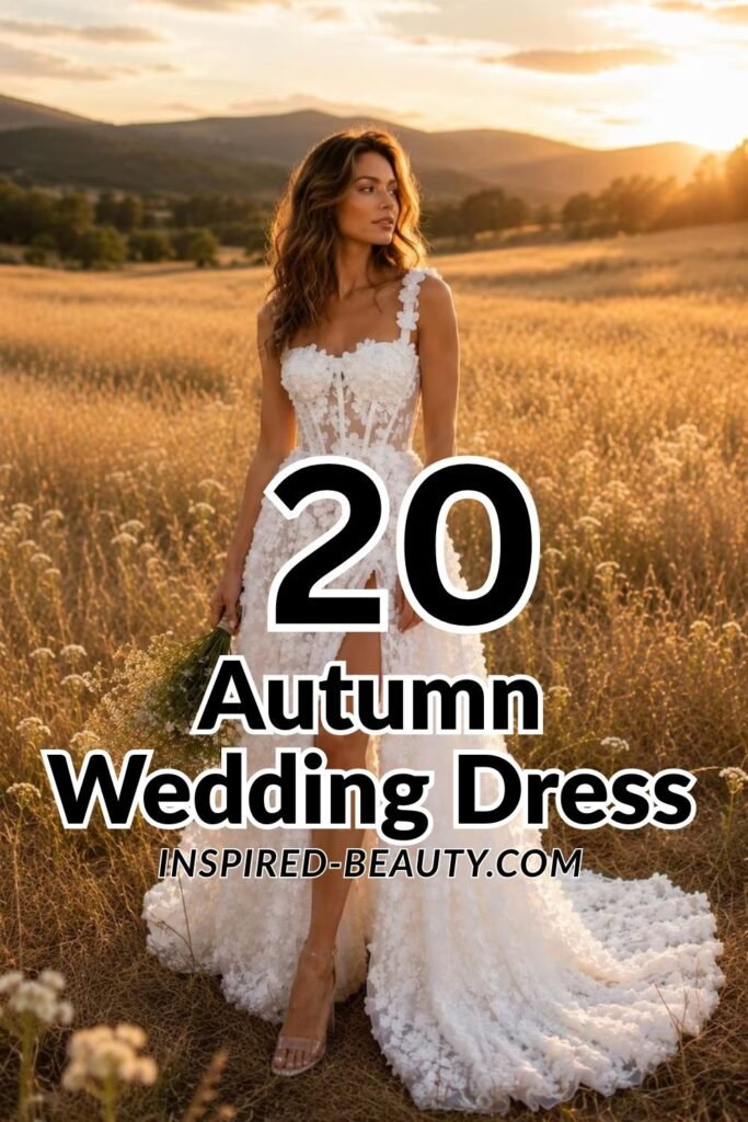 Autumn Wedding Dress Stunning Stylish Fall Wedding Dresses