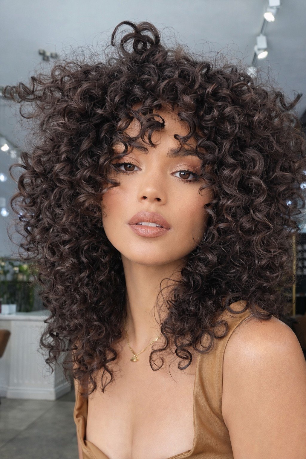Curly Wolf Cut Hairstyles Ideas
