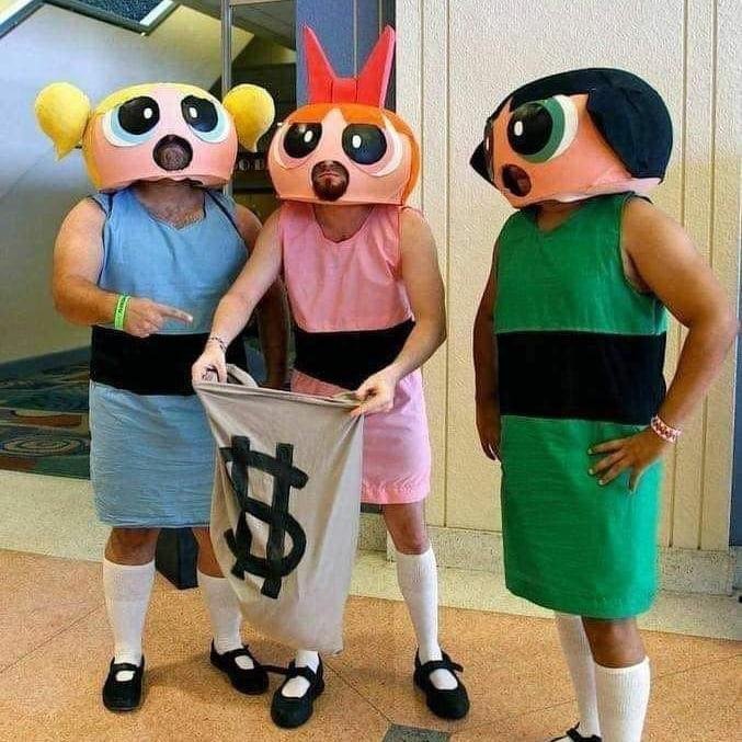 fake powerpuff girl halloween costume
