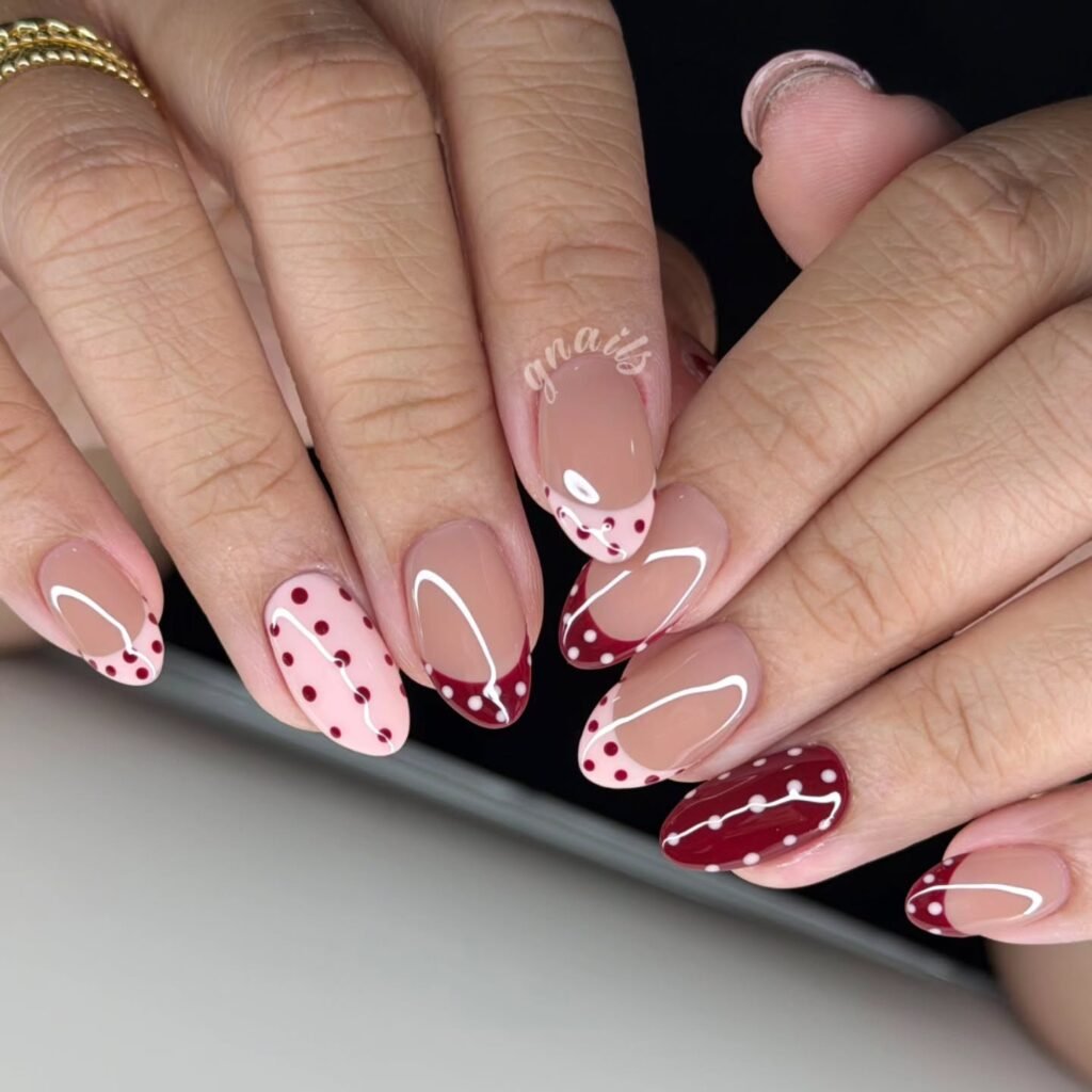 Micro French Manicure August Nails Design