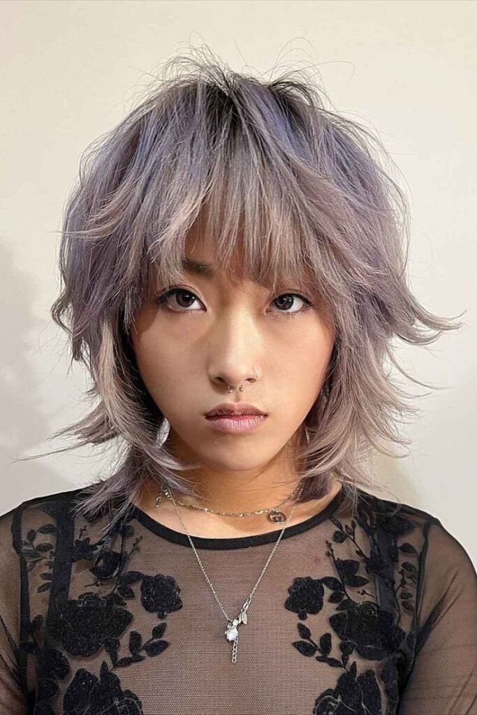 Short Shaggy Wolf Cut Hairstyles Ideas