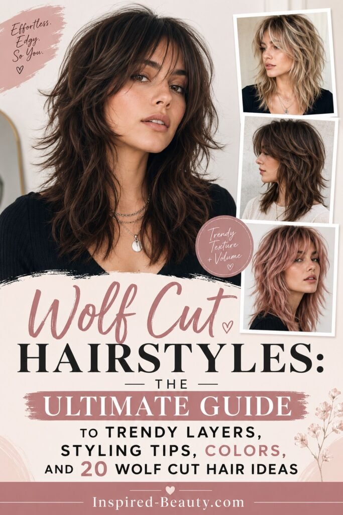 Wolf Cut Hairstyles: The Ultimate Guide to Trendy Layers, Styling Tips, Colors, and 20 Wolf Cut Hair Ideas