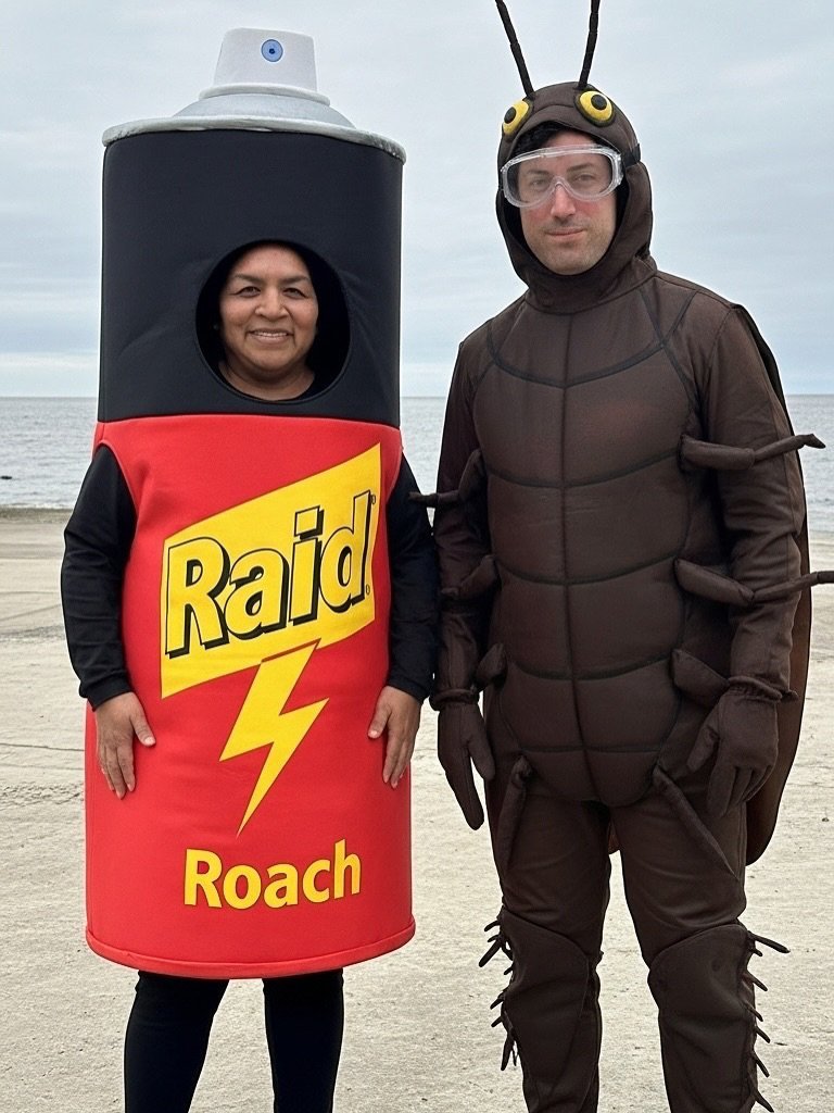 Funny clever halloween costume look